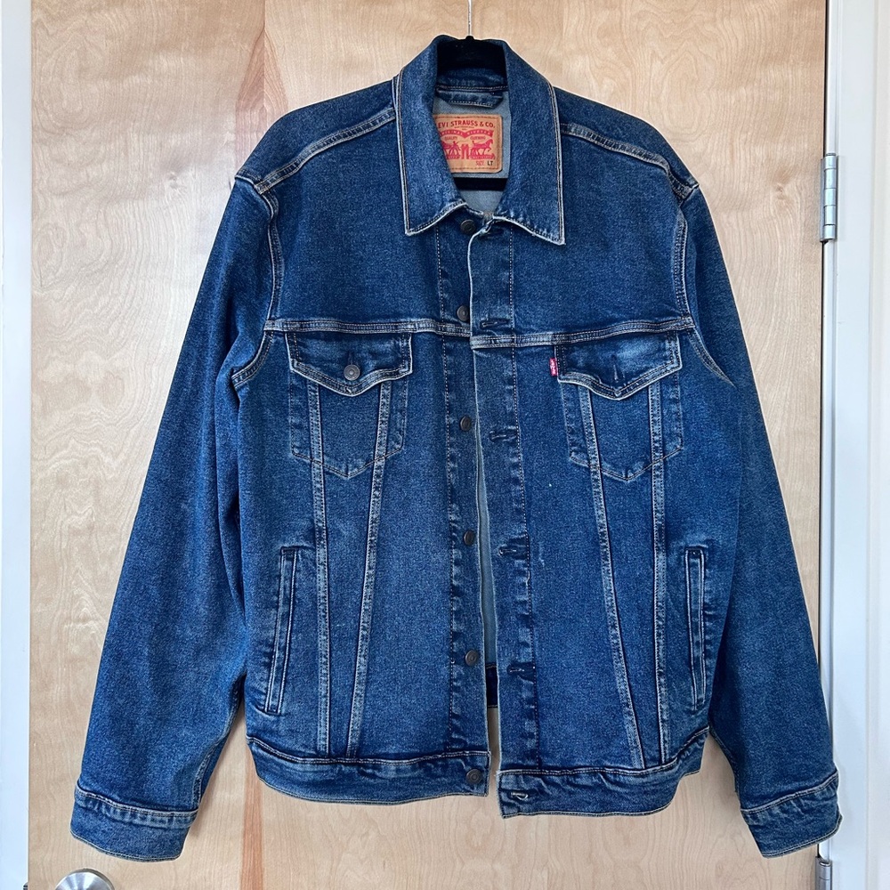 Levi's Men's Dark Blue Denim Jacket